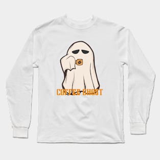 Coffee Ghost Long Sleeve T-Shirt